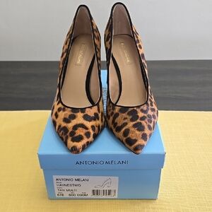 Antonio Melani Women's Tan Multi Heels
